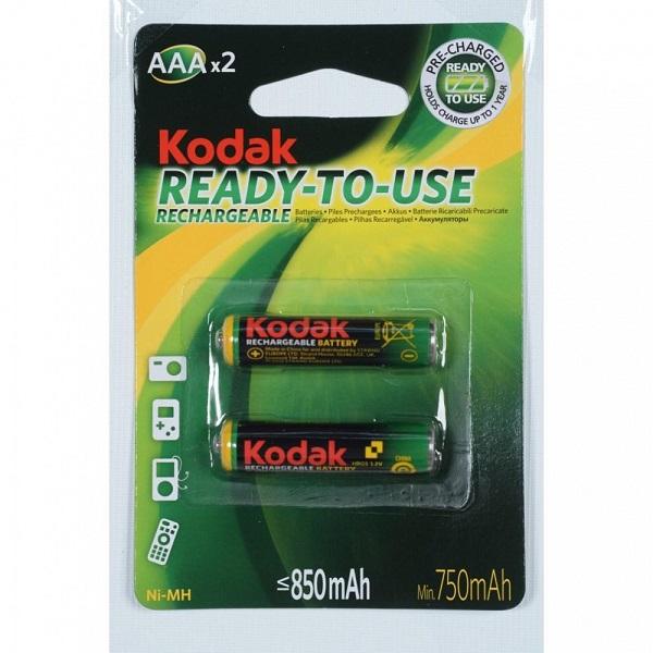 Аккумулятор AAA(R03) Kodak HR03-2BL 850MАH PRE-CHARGED K3AHRP-2/850MАH, Ni-MH, 850мАч, 1.2В, 1шт