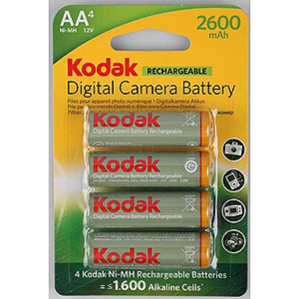 Аккумулятор AA(R6) Kodak HR6-4BL 2600MAH KAAHR-4, Ni-MH, 2600мАч, 1.2В, 1шт