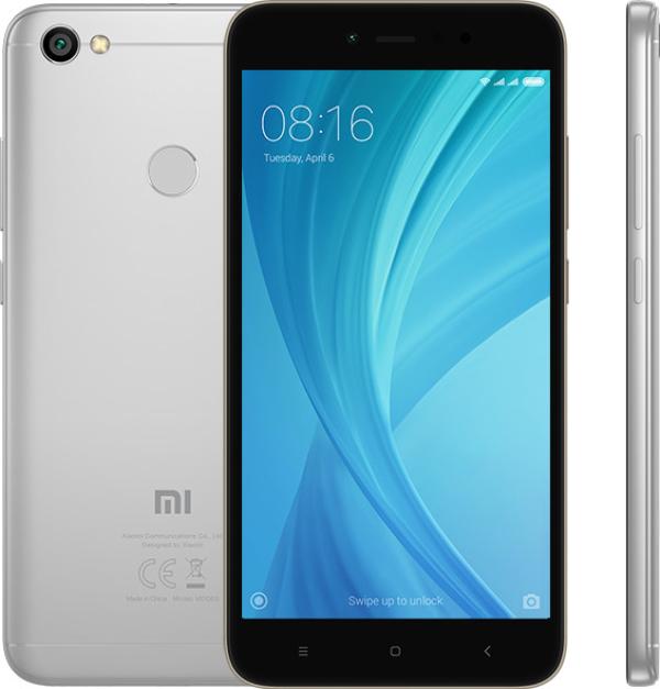 Смартфон 2*sim Xiaomi Redmi Note 5A Prime, 8*1.4ГГц, 64GB, 5.5" 1280*720, SD-micro/SDHC-micro, 4G/3G, GPS, BT, WiFi, G-sensor, 2 камеры 13/16Мпикс, Android 7.1, 76.2*153*7.7мм 153г, серый
