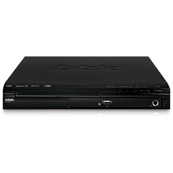 Проигрыватель DVD BBK DVP170SI black, CD-R/СD-RW/DVD-R/DVD-RW, AVI/DivX/JPEG/MP3/MPEG4/XviD/WMA, Dolby Digital, караоке, USB2.0/Jack, RCA/SPDIF (Coaxial), черный