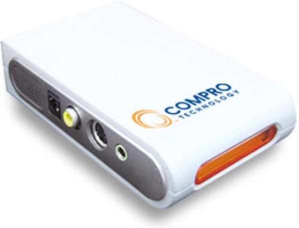 Тюнер ТВ внешний Compro VideoMate Action, USB2.0, ПДУ, RCA/S-Video вход, аудио вход