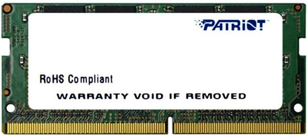 Оперативная память SO-DIMM DDR4  4GB, 2400МГц (PC19200) Patriot PSD44G240041S, 1.2В