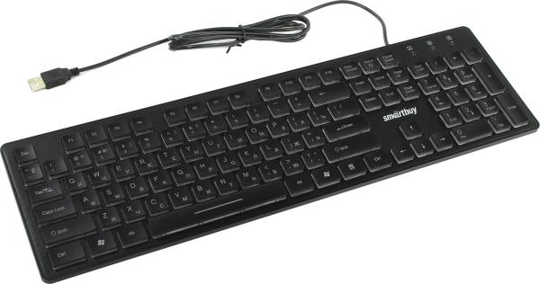 Клавиатура Smartbuy One 305 (SBK-305U-K), USB, подсветка, черный