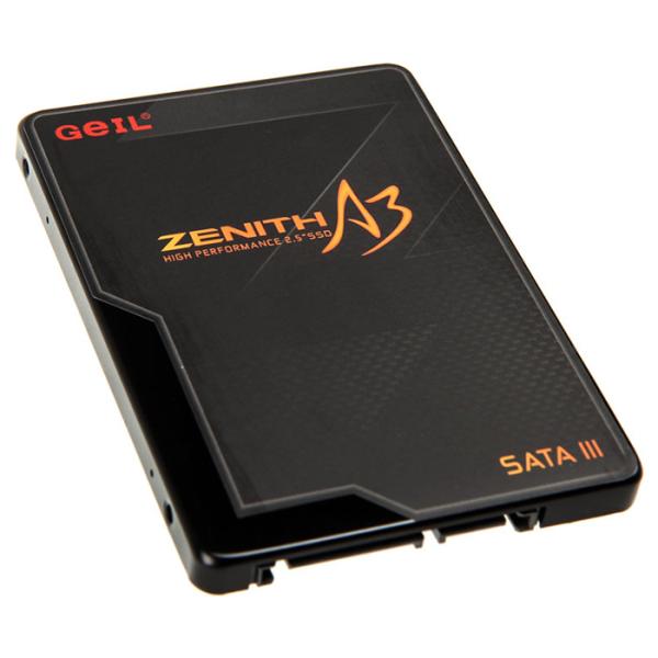 Накопитель SSD 2.5" SATA   60GB Geil GZ25A3-60G, SATAIII, MLC, 400/65MB/s