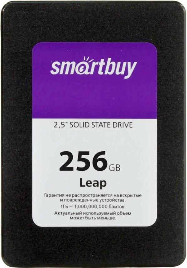 Накопитель SSD 2.5" SATA  256GB Smartbuy Leap (SB256GB-LP-25SAT3), SATAIII, 3D NAND TLC, 510/400MB/s