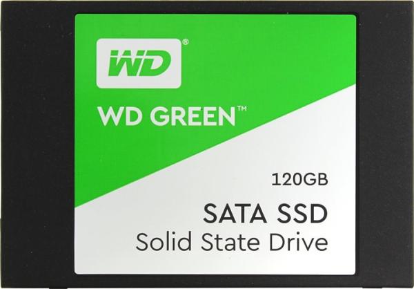 Накопитель SSD 2.5" SATA  120GB WD WDS120G2G0A, SATAIII, 3D TLC, 545/430MB/s