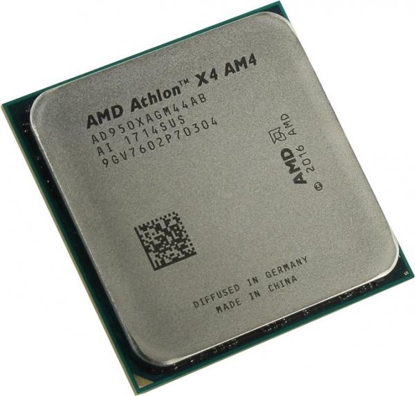 Процессор AM4 AMD Athlon X4 950 3.5ГГц, 2*1MB, 5000МГц, Bristol Ridge 0.028мкм, Quad Core, Dual Channel, 65Вт