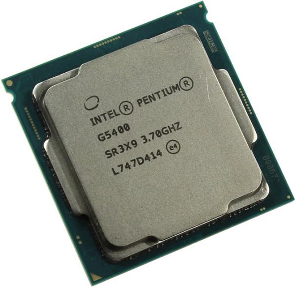 Процессор S1151v2 Intel Pentium Dual-Core Gold G5400 3.7ГГц, 2*256KB+4MB, 8ГТ/с, Coffee Lake 0.014мкм, Dual Core, видео 350МГц, 54Вт