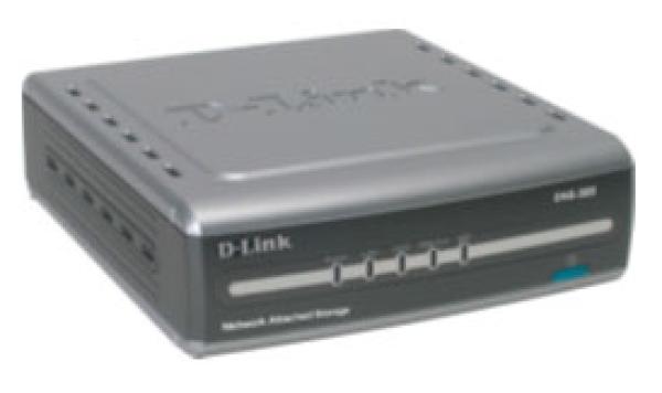 Сетевое устройство хранения данных D-Link DNS-300, НЖМД, LAN, 2*USB2.0, принт-сервер