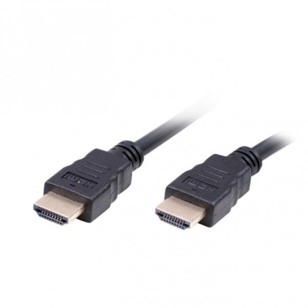 Кабель HDMI штырь - HDMI штырь  1.8м Ritmix RCC-151, версия 2.0, 4К, поддержка 3D, ethernet, канал возврата аудио, черный