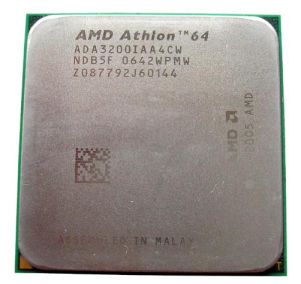 Процессор S939 AMD Athlon 64 3200+, 512ch, 1000МГц, Venice 0.09мкм, AMD64, SSE3, 3DNow, Dual Channel, ADA3200AA4BW