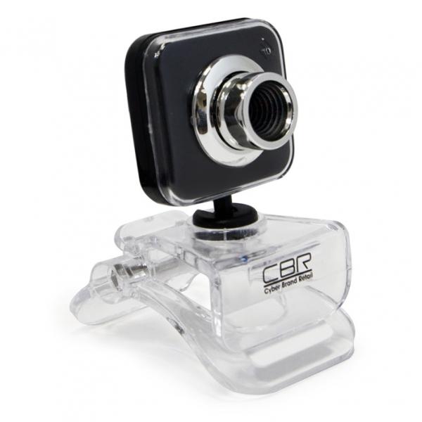 Видеокамера USB2.0 CBR CW 834M Black, 640*480, до 30fps, крепление на монитор, встр. микрофон, черный