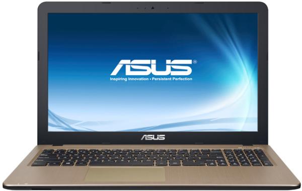 Ноутбук 15" ASUS X540LA-DM1082T, Core i3-5005U 2.0 4GB 500GB 1920*1080 USB2.0/USB3.0 USB-C LAN WiFi BT HDMI/VGA камера SD 1.75кг W10 черный-золотистый