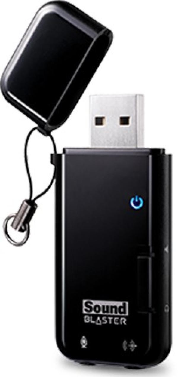 Звуковая карта внешняя Creative X-Fi Go! Pro, USB, аудио вход микрофонный, выход на наушники, DivX/Mp3