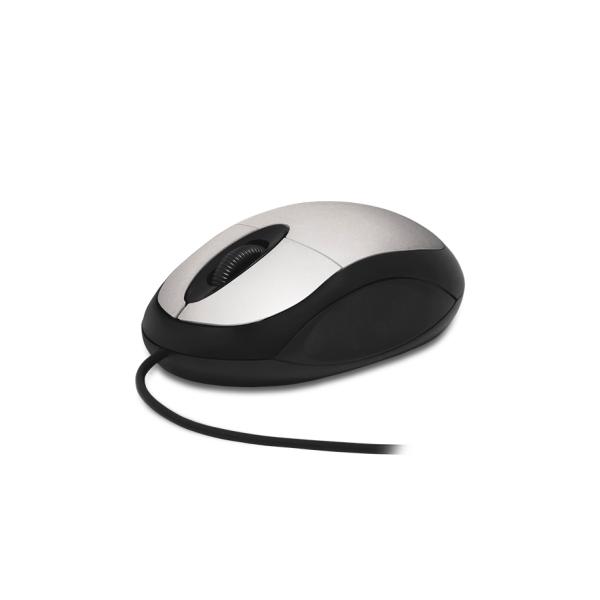 Мышь оптическая CBR CM 102, USB, 2 кнопки, колесо, 1200dpi, для ноутбука, серебристый-черный