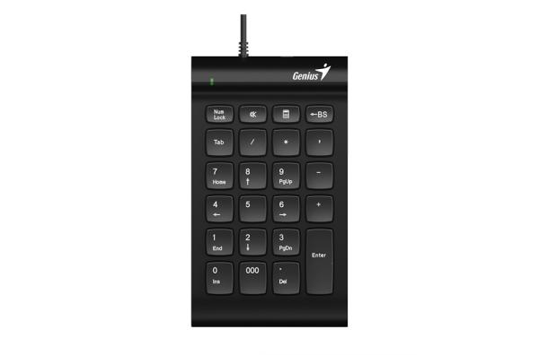 Клавиатура цифровая Genius NumPad i130, USB, Slim, черный