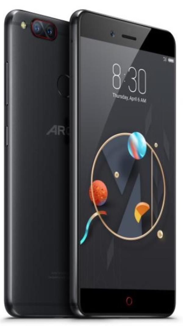Смартфон 2*sim Archos Diamond Alpha, 8*1.8ГГц, 64GB, 5.2" 1920*1080, SDHC-micro, 4G/3G, GPS, BT, WiFi, NFC, радио, 4 камеры 13+13/16Мпикс, Android 6, 72.5*146*7.45мм 155г, черный