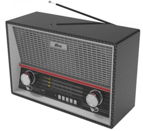 Радиоприемник Ritmix RPR-102 BLACK, MP3, AM/FM/SW, USB2.0/MicroSD, AUX/MiniJack, аккумулятор/R20*6шт/220В, ПДУ, черный