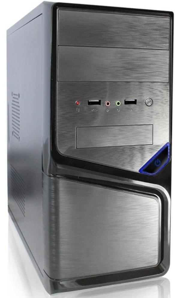 Компьютер РЕТ, Pentium G4620 3.7/ ASUS H110M Звук Видео LAN1Gb/ DDR4 4GB/ 1TB / DVD-RW/ mATX 350Вт 2USB2.0/2USB3.0 Audio черный-серебристый