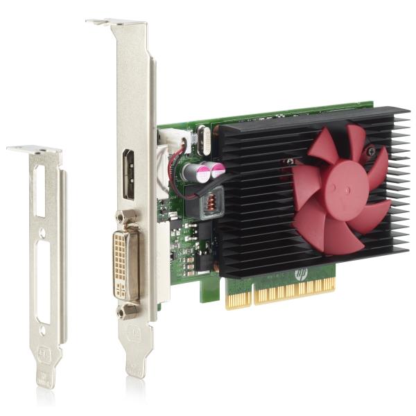 Видеокарта PCI-E Gf  GT730 HP N3R90AA, 2GB GDDR3 64bit 902/1600МГц, PCI-E3.0, HDCP, DP/DVI, 23Вт