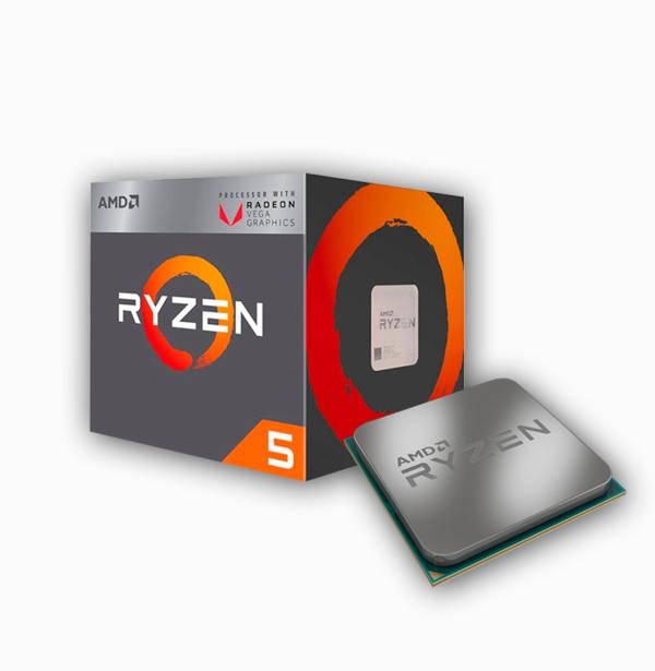 Процессор AM4 AMD RYZEN 5 2400G 3.6ГГц, 4*512KB+4MB, Raven Ridge, 0.014мкм, Quad Core, SMT, Dual Channel, Radeon Vega 11, 65Вт, BOX