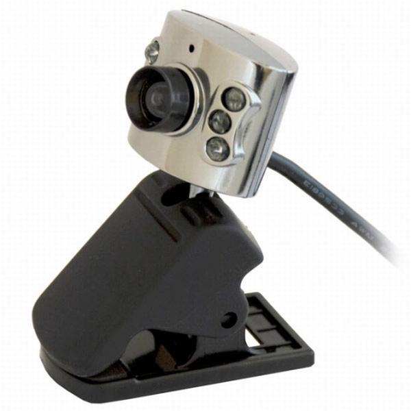 Видеокамера USB2.0 Ritmix RVC-017M, 1280*1024, до 30 fps, крепление на монитор, встр. микрофон, черный-серебристый