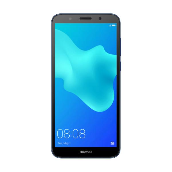 Смартфон 2*sim Huawei Y5 Prime 2018, 4*1.5ГГц, 16GB, 5.45" 1440*720, SDHC-micro, 4G/3G, GPS, BT, WiFi, G-sensor, радио, 2 камеры 5/13Мпикс, Android 8.1, 70.9*146.5*8.35мм 142г, синий