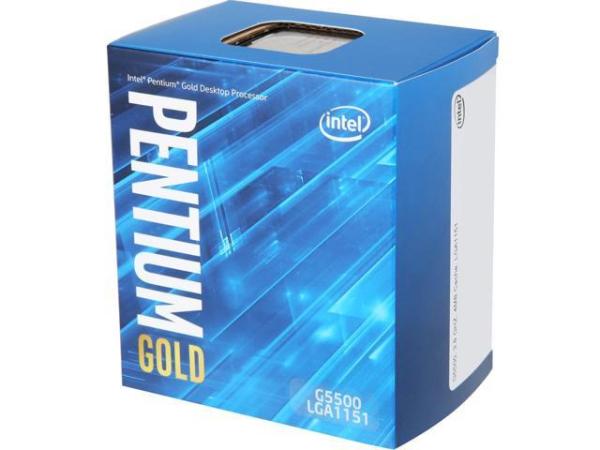 Процессор S1151v2 Intel Pentium Dual-Core G5500 3.8ГГц, 2*256KB+4MB, 8ГТ/с, Coffee Lake 0.014мкм, Dual Core, видео 350МГц, 54Вт, BOX