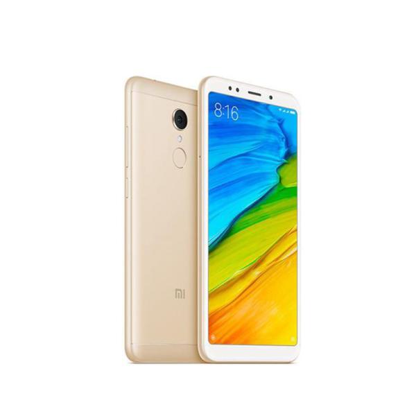 Смартфон 2*sim Xiaomi Redmi 5, 8*1.8ГГц, 32GB, 5.7" 1440*720, SD-micro/SDHC-micro, 4G/3G, GPS, BT, WiFi, G-sensor, 2 камеры 12/5Мпикс, Android 7, 72.8*151.8*7.7мм 157г, золотистый