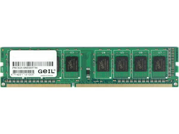 Оперативная память DIMM DDR3  4GB, 1600МГц (PC12800) Geil GG34GB1600C11S, 1.35В