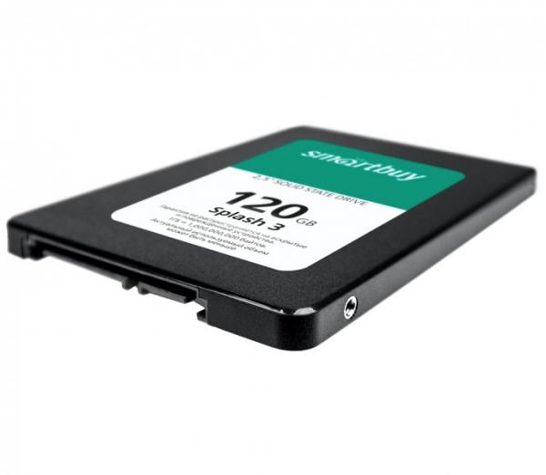 Накопитель SSD 2.5" SATA  120GB Smartbuy Splash 3 (SB120GB-SPLH3-25SAT3), SATAIII, 3D NAND TLC, 550/450MB/s