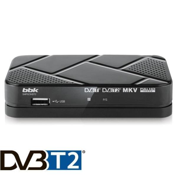 Приставка для цифрового эфирного ТВ DVB-T2 BBK SMP023HDT2