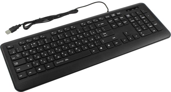 Клавиатура QUMO Office K26 Alfa, USB, черный