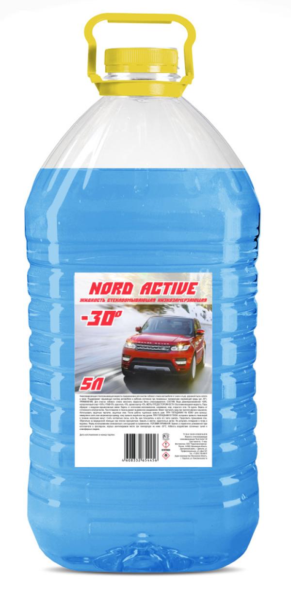 Жидкость для омывателя зимняя Nord Active, -30Гр, 5л, ПЭТ