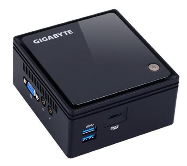 Платформа GIGABYTE GB-BACE-3000, Celeron N3000 1.04, SO-DIMM DDR3 1.35В / SATAIII/ LAN1Gb/WiFi/4USB3.0/HDMI/microSD черный