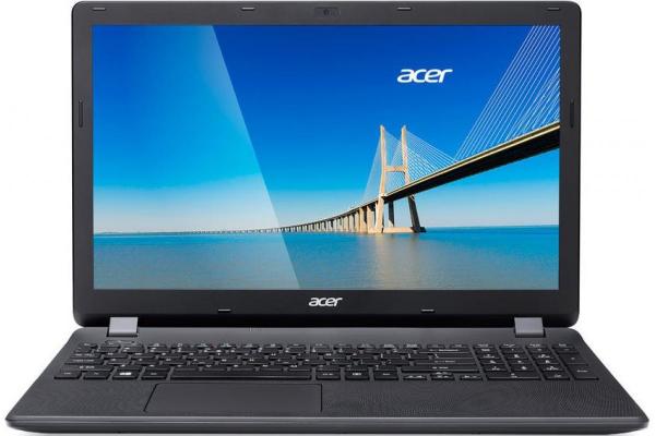 Ноутбук 15" Acer EX2519-P2YA, Pentium N3710 1.6 4GB 128GB SSD USB2.0/USB3.0 WiFi BT HDMI камера SD 2кг W10 чёрный