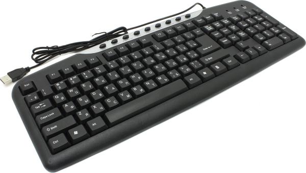 Клавиатура Defender HM-830, USB, Multimedia 9 кнопок, черный, 45830