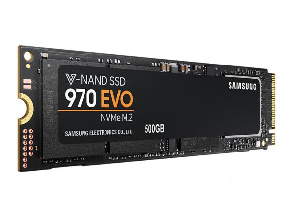 Накопитель SSD M.2  500GB Samsung 970 EVO MZ-V7E500BW, NVMe, TLC, 3400/2300MB/s