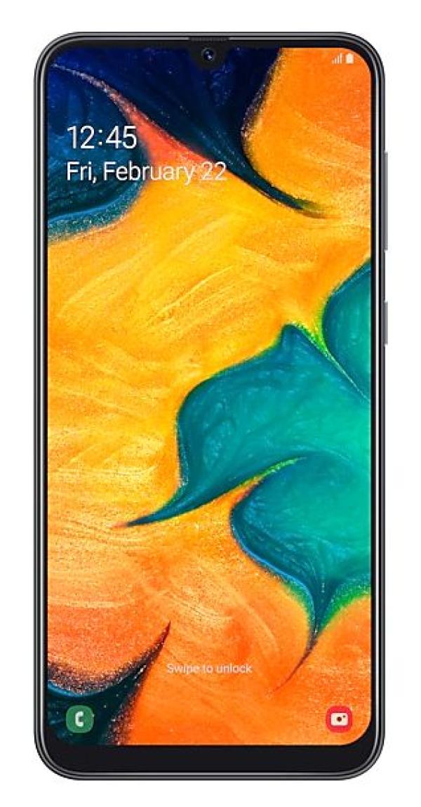 Смартфон 2*sim Samsung Galaxy A30 SM-A305FZROSER, Samsung 8*1.8ГГц, 64GB, 4GB, AMOLED 6.4" 2340*1080, SD-micro, 4G, WiFi , NFC, 3 камеры 16+5/16Мпикс, Android 9, 4000мАч, 74*158*7.7мм 165г, красный