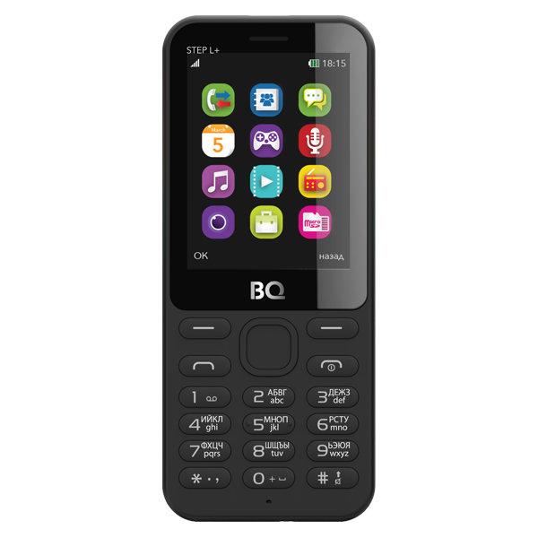 Мобильный телефон 2*SIM BQ BQ-2431 Step L+, GSM850/900/1800/1900, 2.4" 320*240, BT, SD-micro/SDHC-micro, MP3 плеер, черный
