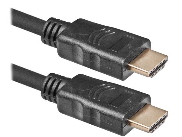Кабель HDMI штырь - HDMI штырь 15м Defender HDMI-50, версия 1.4, поддержка 3D, ethernet, канал возврата аудио, черный