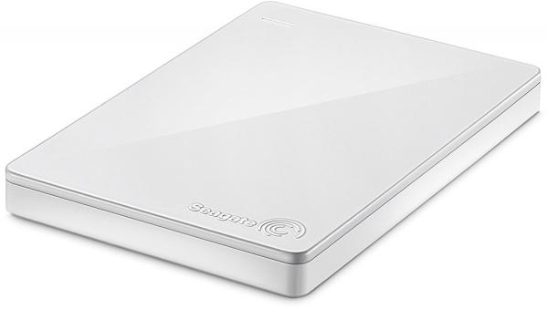 Жесткий диск внешний 2.5" USB3.0  1TB Seagate Backup Plus STDR1000307, 5400rpm, microUSB B, компактный, белый
