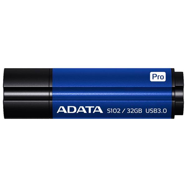 Флэш-накопитель USB3.0  32GB A-Data S102Pro AS102P-32G-RBL, High-Speed, черный-синий