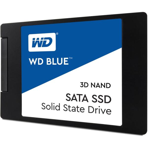 Накопитель SSD 2.5" SATA 1TB WD Blue WDS100T2B0A, SATAIII, TLC, 560/530MB/s