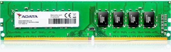 Оперативная память DIMM DDR4  4GB, 2400МГц (PC19200) A-Data AD4U2400W4G17-S, 1.2В