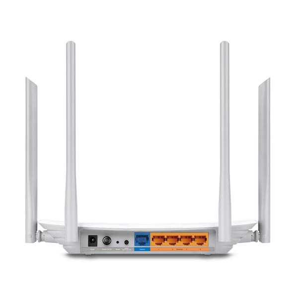 Маршрутизатор WiFi TP-LINK Archer A5, 4*RJ45 LAN 1Гбит/с, 1*RJ45 WAN 1Гбит/с, 802.11n 300Мбит/с, 2.4ГГц, 802.11ac 867Мбит/с, 5ГГц, VPN-клиент, FireWall