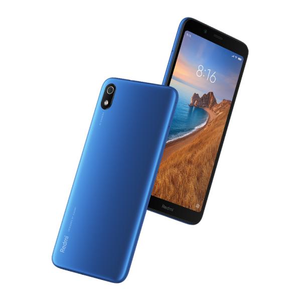 Смартфон 2*sim Xiaomi Redmi 7a, Qualcomm 8*2ГГц 16GB 2GB, 5.45" 1440*720, SD-micro/SDHC-micro, 4G/3G, BT, WiFi, G-sensor, 2 камеры 12/5Мпикс, Android 9, 4000мАч, 70.4*146.3*9.5мм 165г, синий