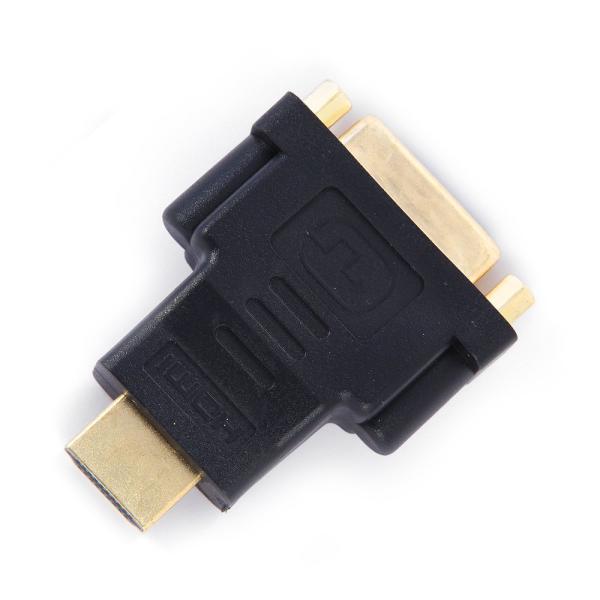 Переходник HDMI штырь - DVI гнездо Cablexpert A-HDMI-DVI-3, позолоченный, черный
