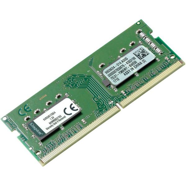 Оперативная память SO-DIMM DDR4  8GB, 2400МГц (PC19200) Kingston KVR24S17S8/8, 1.2В