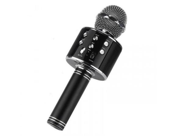 Микрофон караоке беспроводной WS-858 Black